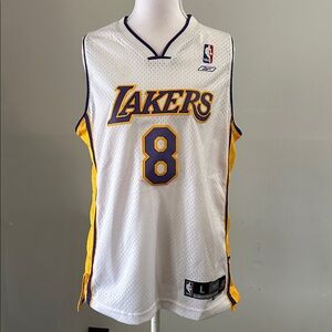 Team Apparel White and Purple Lakers Jersey